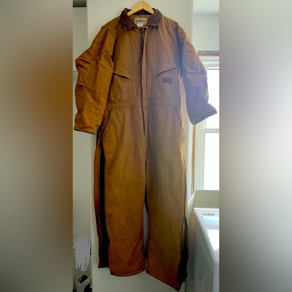Men’s Schmidt Insulated Coveralls-XL Short